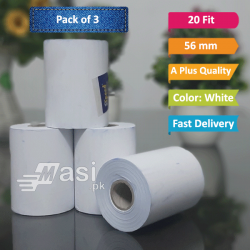 Pack of 3 - Best Thermal Paper Roll Receipt 56mm - 20 fit | masi.pk