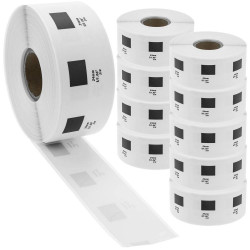 Thermal Barcode Sticker Label Roll 34mm x 24mm 1.5 core inch