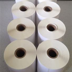 Thermal Transfer Barcode Permanent Adhesive 4inch x 2inch 3 inch Core